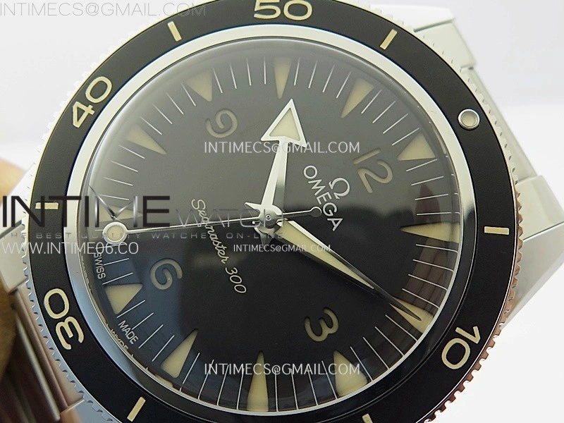 Seamaster 300 Master Spectre 234.30.41.21.01.001 SS VSF Best Edition Black Dial on Bracelet A8912